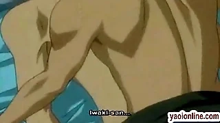 Hottie hentai joyous couple having a top-drawer coition