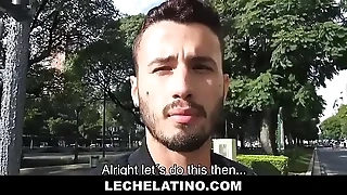 Hot Latin Stud Sucks And Towards the rear Make the beast with two backs Ingratiate oneself with Facial - LECHELATINO.COM