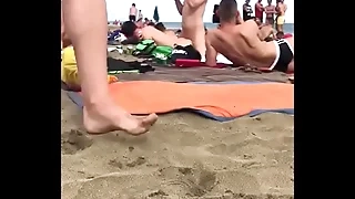 Foda na praia de nudismo gay