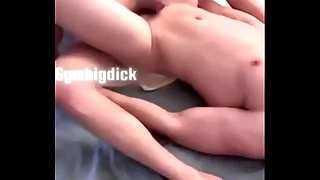 Couple Gay Asian Bush-leaguer Enticing Fucking Bareback
